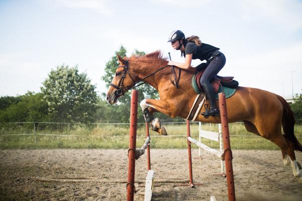 Riesgos de montar a caballos